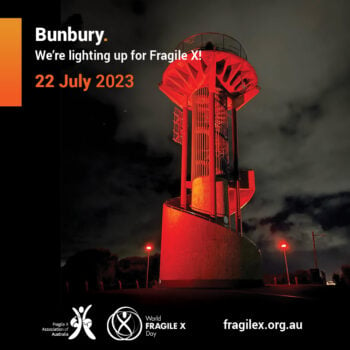 22 July : Australia Lights up for World Fragile X Day!