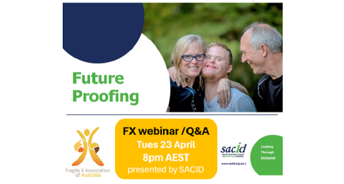 Webinar/Q&A Future Planning for your Child or Adult