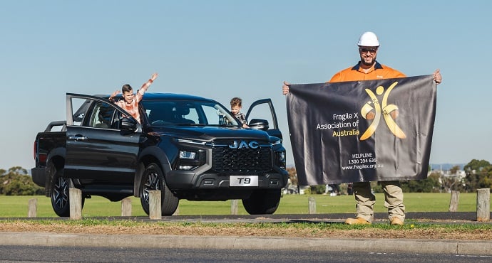 Built/JAC fundraising raffle first prize:  JAC T9 Oasis 4x4 Dual-Cab Ute !